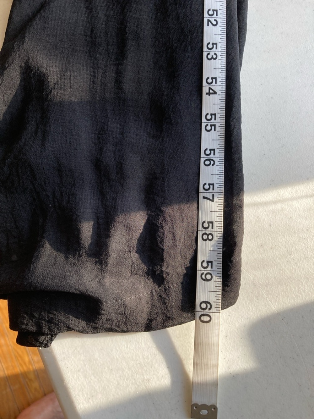 naked wardrobe Sheer Black Draped Open Trench Cardigan - Picture 10 of 10